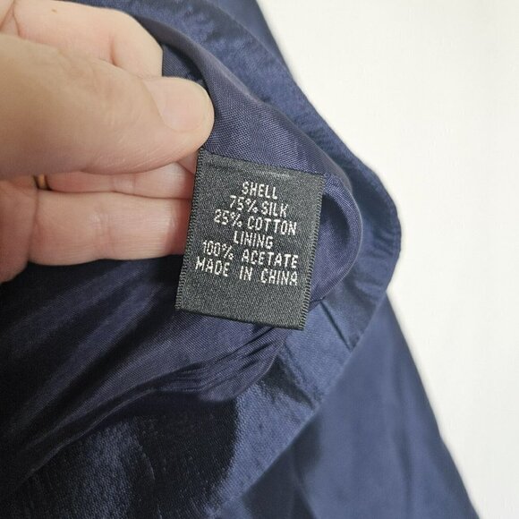 Adriana Papell Occasions Cocktail Evening Wedding Party Silk Dress Shrug Sz 6 - Picture 15 of 16